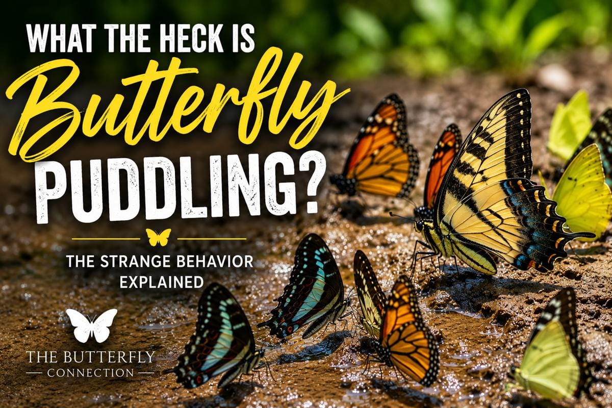 Butterfly puddling behavior in nature